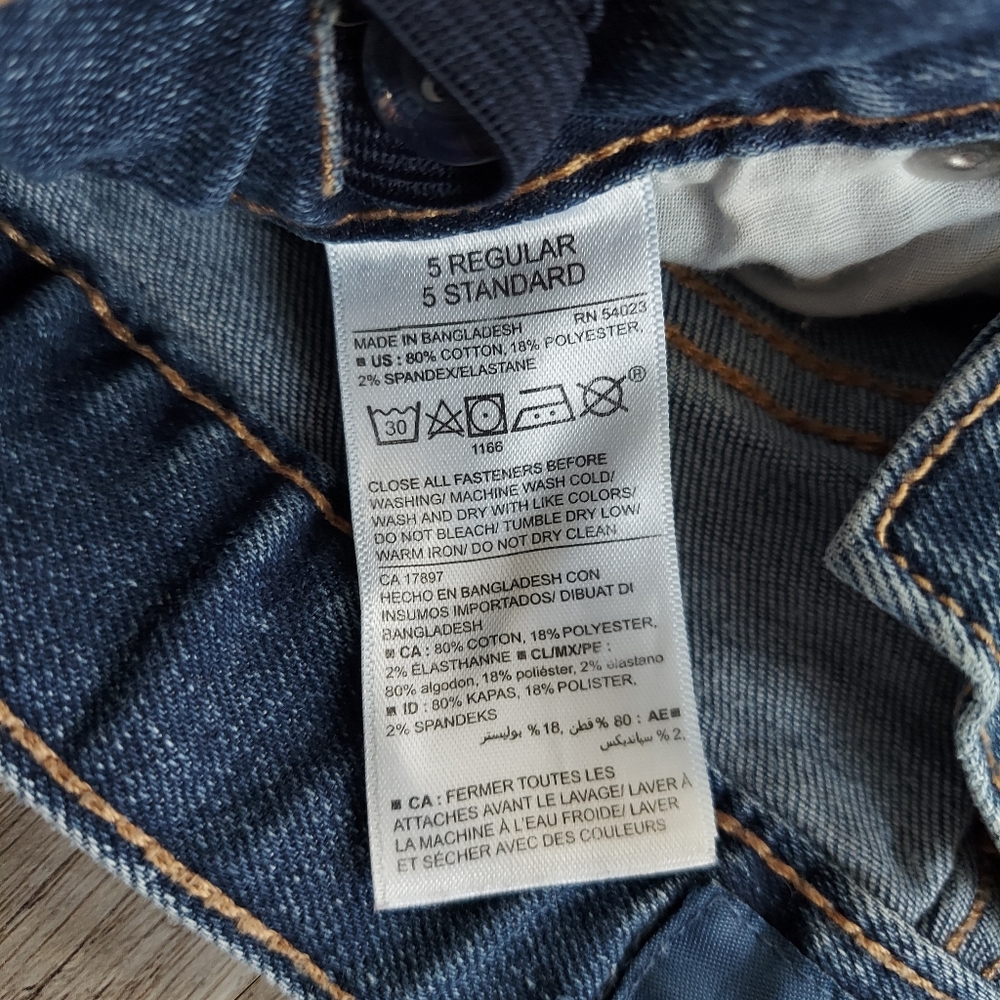 Kids Old Navy Comfort Stretch Skinny Jeans Shawl Collar Sweatshirt Size 5 - Picture 11 of 15